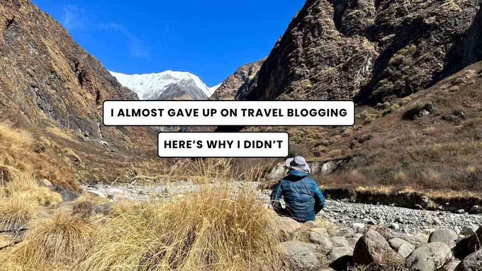 Travel Blogging, Shivya Nath Storytelling Course, The Shooting Star Academy, joydeep the gypsy chiring sitting on a rock watching mountains. 