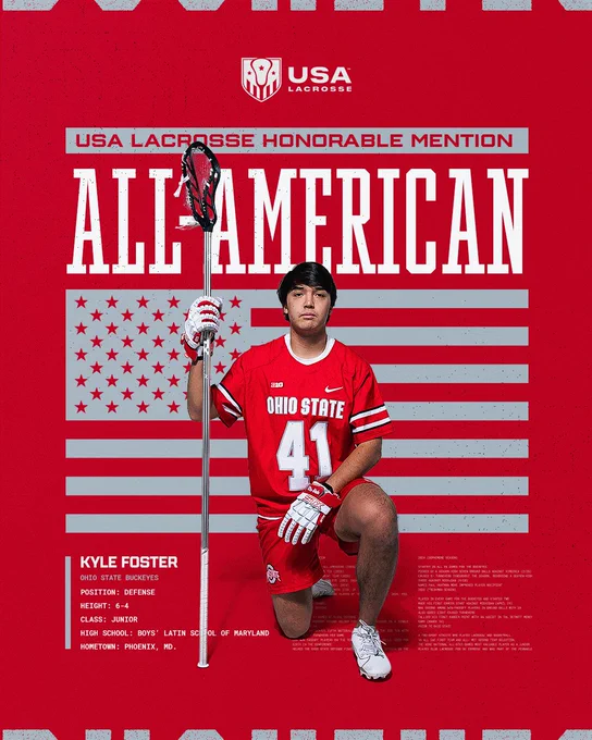 USA Lacrosse HM All-American - Kyle Foster