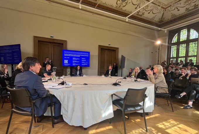 Assistant Secretary Jean Carberry taking part in the roundtable discussion.