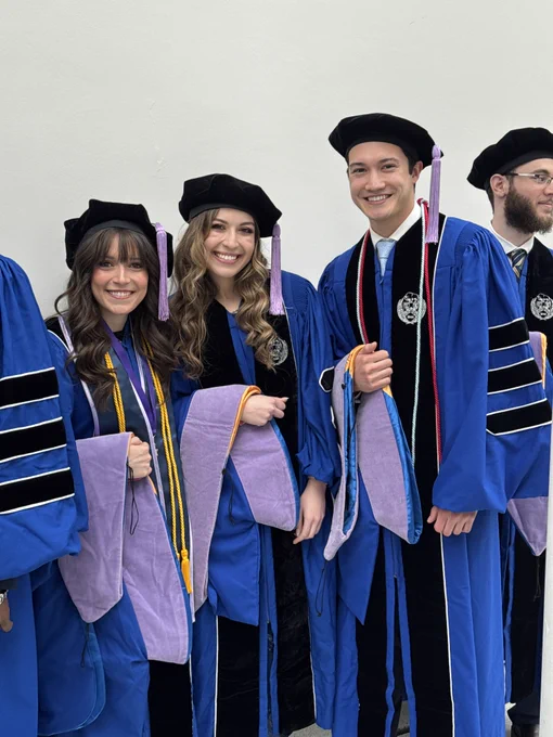 Graduates attending the School of Dental Medicine commencement ceremony.