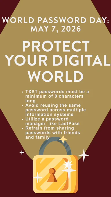 A promotional graphic for World Password Day.
