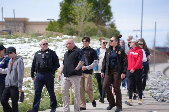 DCSO members at the STEM community walk.