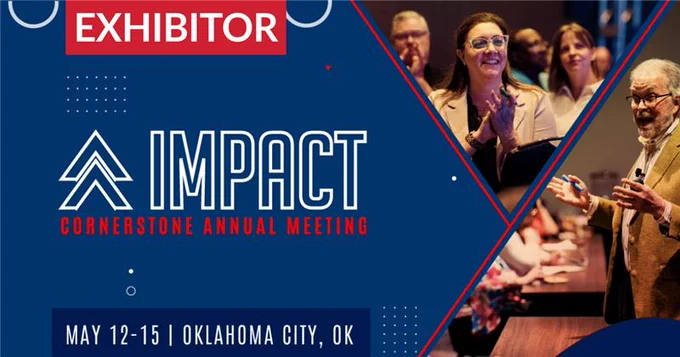 IMPACT 2026 Cornerstone Annual Meeting Exhibitor banner