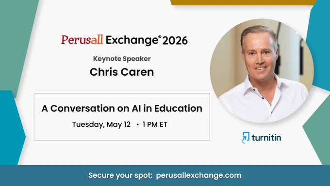 Perusall Exchange 2026: Keynote speaker, Chris Caren - A Conversation on AI in Education