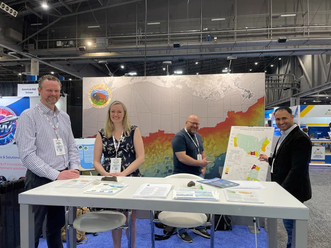 Members from BOEM and BSEE are managing a booth at the Offshore Technology Conference.