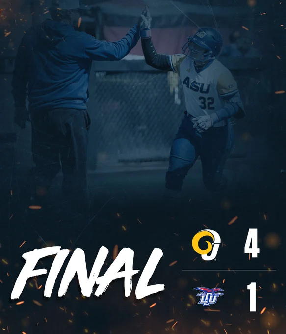 Tatiana Trotter and Travis Scott. The Rambelles defeat LCU 4-1.