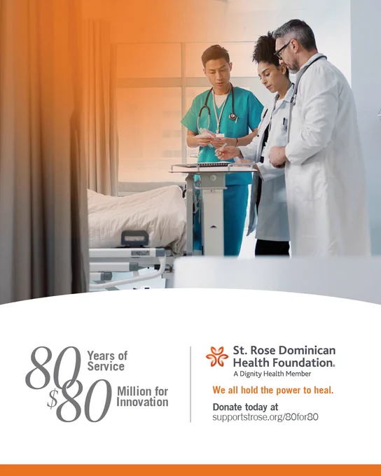 Nonprofit of the month is St Rose Dominican Health Foundation