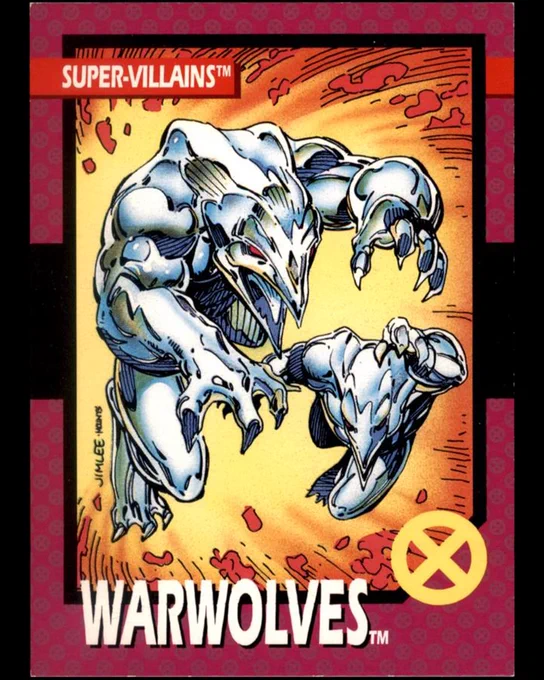 1992 X-Men Series I #59 — Warwolves