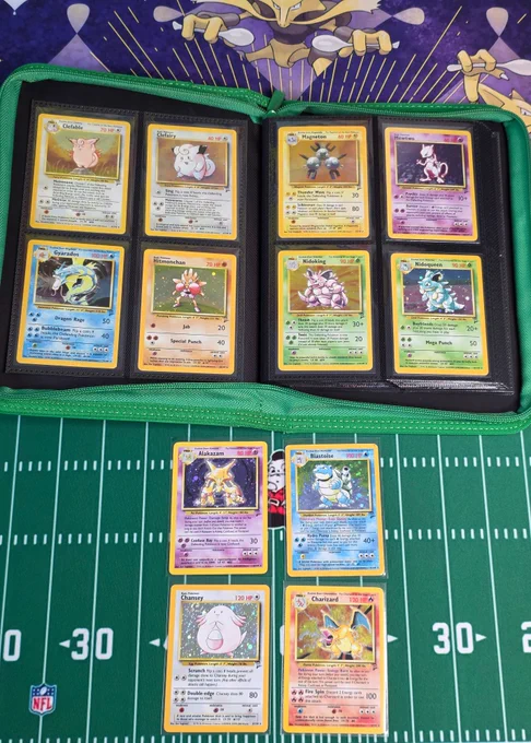 130 Vintage Pokémon Cards - A complete copy of Base Set 2.