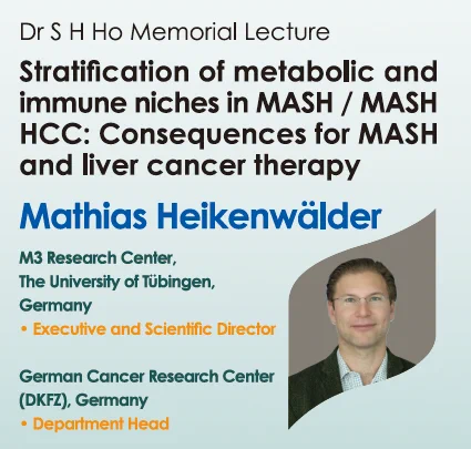 Professor Heikenwälder will talk about Stratification of metabolic and immune niches in MASH/ MASH HCC: Consequences for MASH and liver cancer therapy.