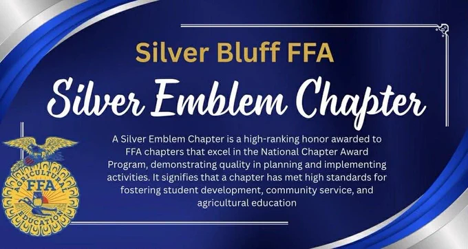 Silver Bluff FFA Silver Emblem