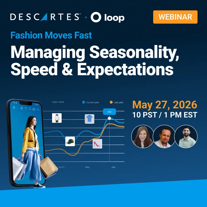 Descartes and Loop webinar event May 27, 2026.