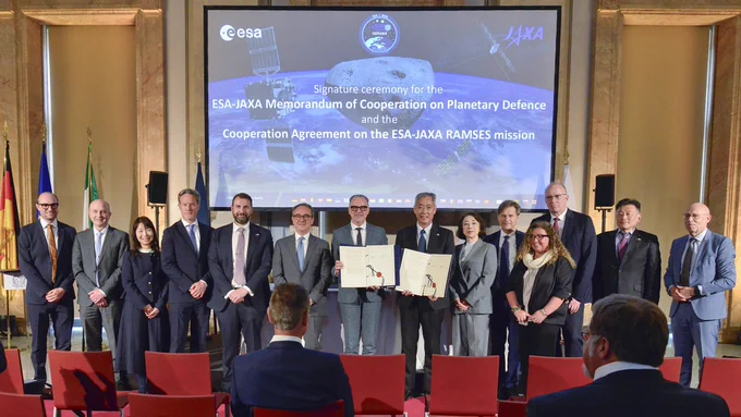 ESA and JAXA deepen collaboration in planetary defence