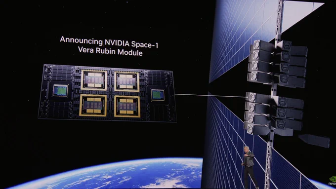 NVIDIA Space-1 Vera Rubin Module.