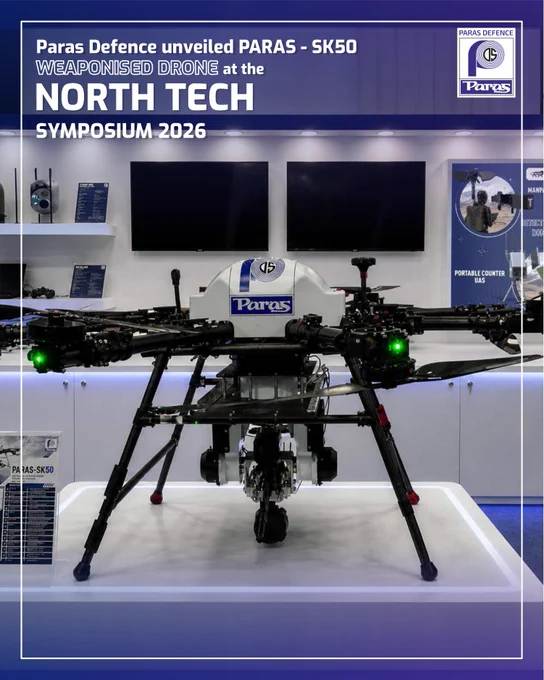Paras Defence unveils Paras-SK50 at the North Tech Symposium 2026