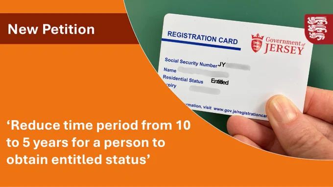 Someone holding an official registration card. The registration card has Entitled printed on it. 