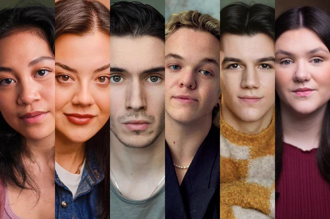 A photo showing six performers' headshots 