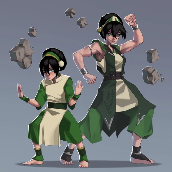Toph Beifong, through the years~