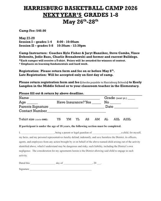 bball camp