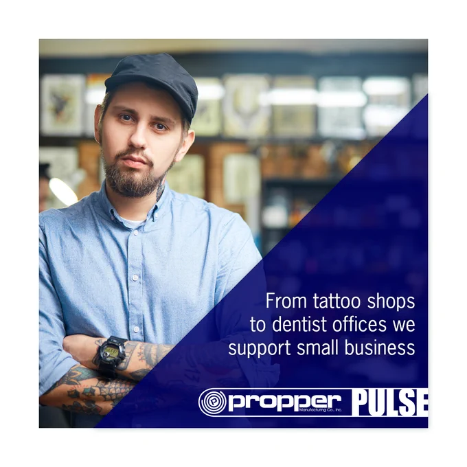 Big impact starts small! This #SmallBusinessWeek, Propper Manufacturing Company is celebrating our commitment to driving economic growth and community education.

#NationalSmallBusinessWeek #LocalMultiplierEffect #BuyLocal #PropperPulse #PropperMfg