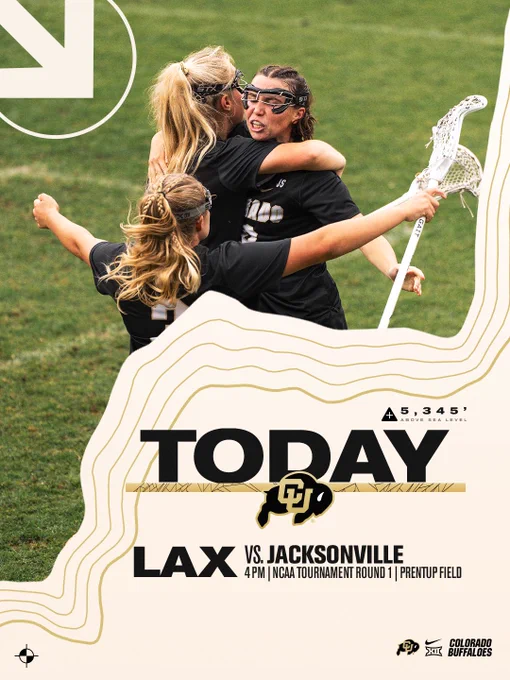 TODAY: lacrosse vs. jacksonville
4pm MT at Prentup Field 
NCAA Tournament Round 1 