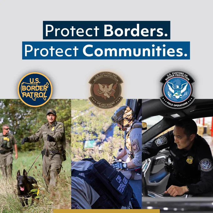 CBP's officers and agents conducting aerial and ground operations to protect communities.