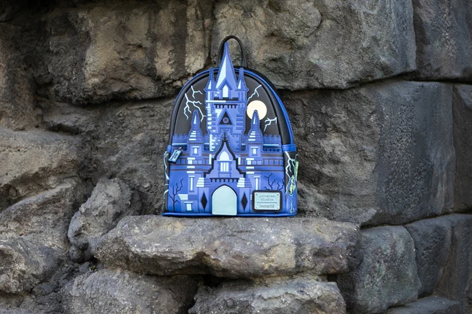 Photo of The Frankenstein Manor Loungefly Bag.