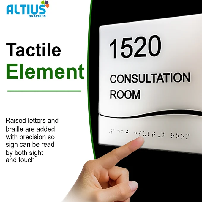 ADA Signs - Tactile Element