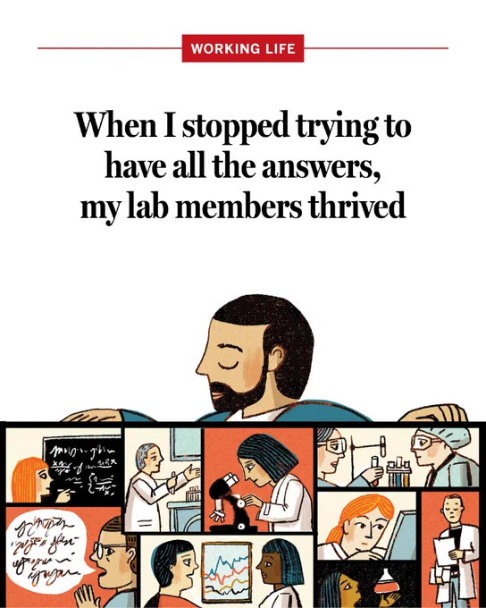 When I stopped trying to have all the answers, my lab members thrived