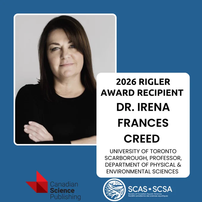 Portrait of Dr. Irena Frances Creed, 2026 Rigler Award recipient and professor at University of Toronto Scarborough's Department of Physical & Environmental Sciences.