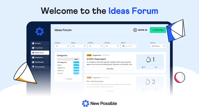 Introducing Ideas Forum by New Possible