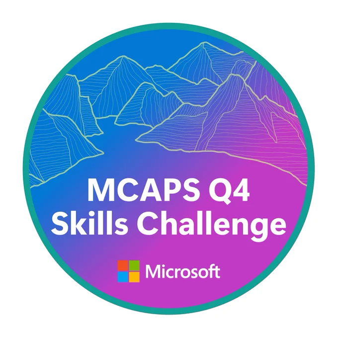 MCAPS Q4 Skills Challenge