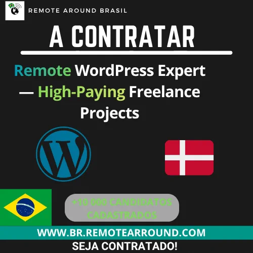 💻🔥 VAGA: Especialista WordPress Freelancer 🚀

💰 Alto pagamento



CANDIDATURA DINAMARCA AQUI: https://remotearround.com/jobs/remote-wordpress-expert-high-paying-freelance-projects-c1f130e5ad



VAGAS NA DINAMARCA: https://remotearround.com/jobs?q=&location=&country=dk&posted_date=&job_type=&is_remote=&status=&sort=recent



🌍 Projetos flexíveis

🧠 Trabalhe remoto   defina sua taxa

📈 Crescimento profissional real

Seu código vale mais que café… mas os dois ajudam ☕😂



#REMOTEarroundBRASIL #vacancies#WordPress #Freelancer #DesenvolvedorWeb #HomeOffice #VagaTI #Programador #WordPressDeveloper #TechJobs #Freela #DesenvolvimentoWeb #Remoto #TIBrasil #DevLife #FrontEnd #BackEnd #WebDesign #CarreiraTech #TrabalhoRemoto #Oportunidade #Vagas