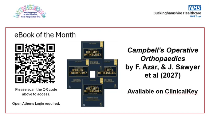 flyer for eBook of the Month Campbell's Operative Orthopaedics 
