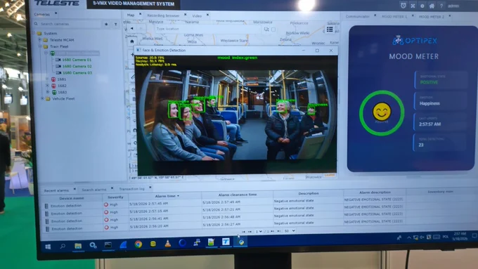 Image shows the OptiPEx Mood Meter solution.