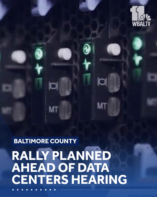 Residents plan to rally ahead of a public hearing on data centers in Baltimore County. Jennifer Franciotti explains why.