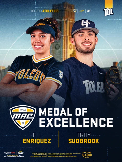 Eli Enriquez and Troy Sudbrook in front of University Hall