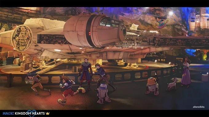 Millenium Falcon: Smuggler's Run queue got a little heated last night ;p 