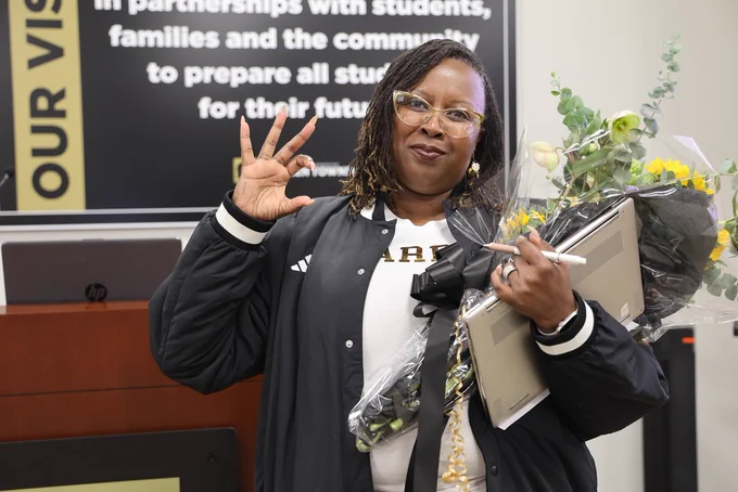 We had a special moment tonight to recognize Principal Taylor for her lasting impact on Warren Central High School and the Warren community. Congratulations on being named the 2026 District 7 Principal of the Year!