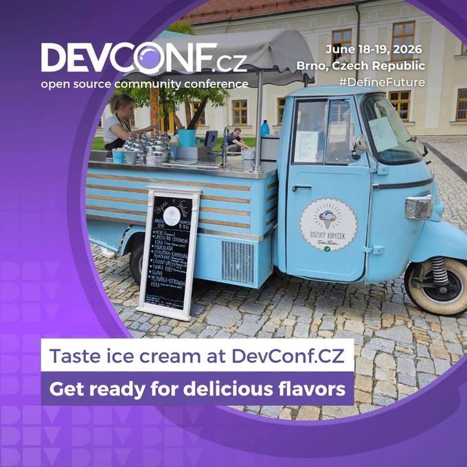 Register for DevConf.CZ 2026 and taste all the delicious ice cream flavors we have ready for you this year!