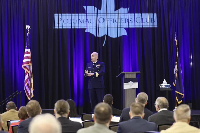 Rear Adm. Jason Tama, U.S. Coast Guard Cyber Command chief, detailed the service's blueprint for essential technological change during his 2026 Cyber Summit mid-morning keynote.