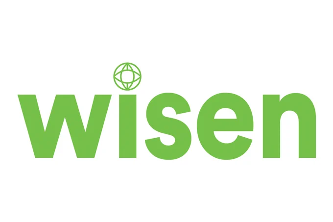 Green text spells out the word wisen, the dot of the I is the CEOBS logo