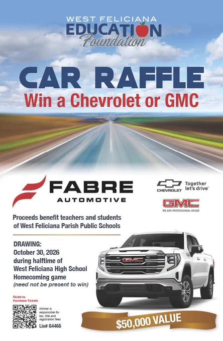 Car Raffle Graphic
