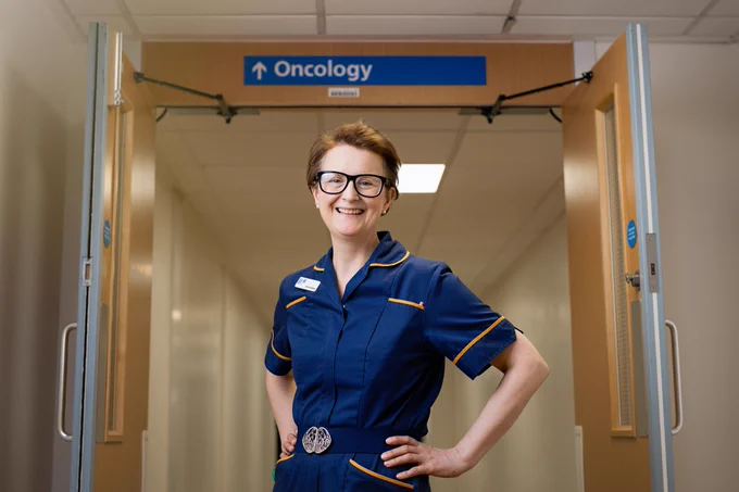 Photo of a nurse in a ward