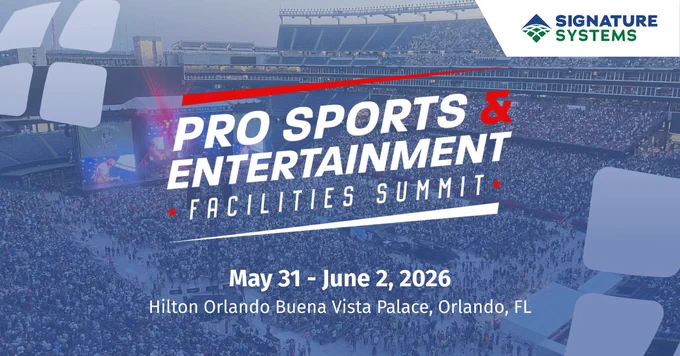 Pro Sports & Entertainment Facilities Summit: May 31 - June 2, 2026 | Hilton Orlando Buena Vista Palace, Orlando, FL