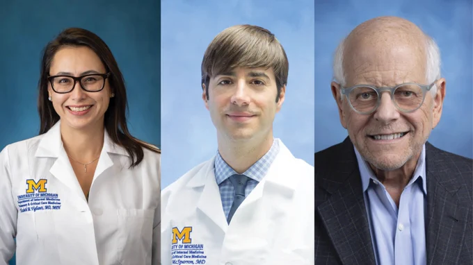Drs. Elizabeth Viglianti, Jakob McSparron, and Marc Peters-Golden