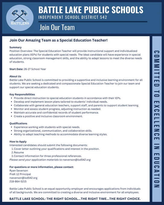 Special Education Teacher