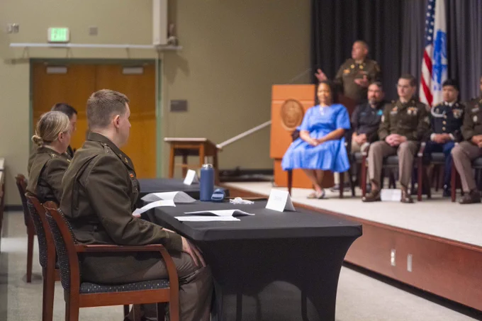In recognition of SAAPM, the SHARP Resource Center at Combined Arms Command hosted a Mock Trial at DePuy Auditorium today.\n\nThe event walked attendees through the trial process to raise awareness, encourage conversation, and provide an opportunity for participants to ask questions and gain a better understanding of the military justice system and victim advocacy resources.