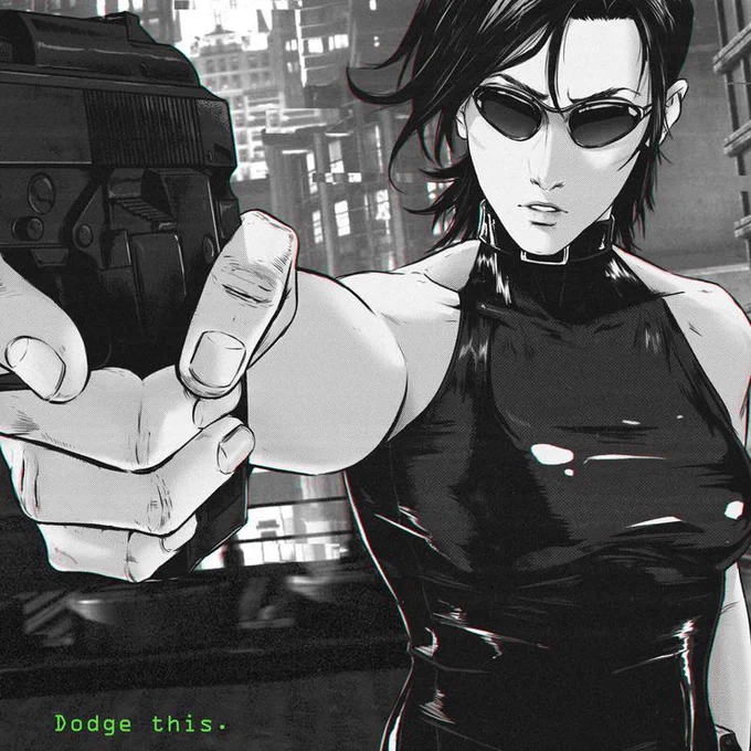 matrix dodge, the matrix, trinity, lilly wachowski, neo, dodge this