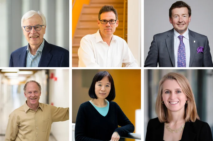 Six MIT faculty have been elected to the National Academy of Sciences for 2026. Top row, l-r: Bengt Holmström, Michale Fee, and Gareth H. McKinley. Bottom row, l-r: Keith Nelson, Fan Wang, and Catherine Wolfram.
Credits:Photos: Fee: Justin Knight; Holmström: Bryce Vickmark; Wang: Caitlin Cunningham. McKinley, Nelson, and Wolfram courtesy of their respective schools.
